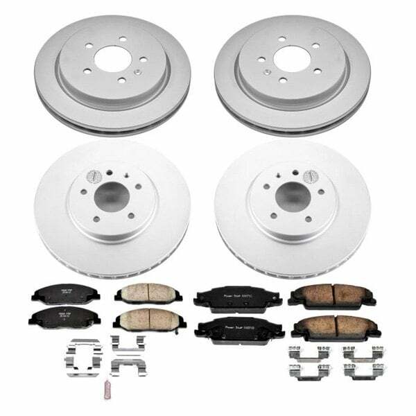 Power Stop 09-11 Cadillac STS Front & Rear Z17 Evolution Geomet Coated Brake Kit - CRK5539