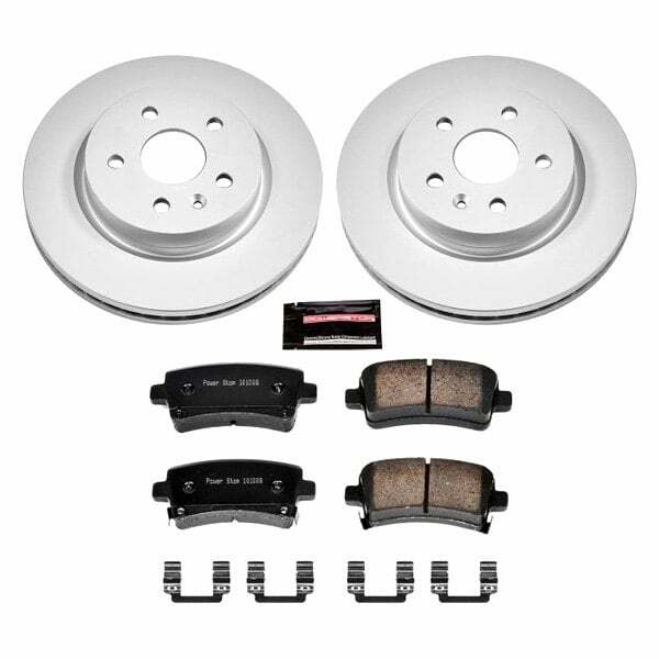 Power Stop 2010 Buick Allure Rear Z17 Evolution Geomet Coated Brake Kit - CRK5547