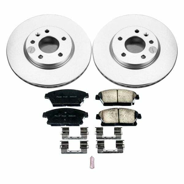 Power Stop 12-17 Buick Verano Front Z17 Evolution Geomet Coated Brake Kit - CRK5554