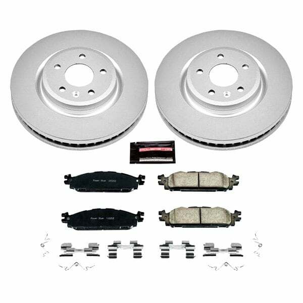 Power Stop 11-19 Ford Explorer Front Z17 Evolution Geomet Coated Brake Kit - CRK5583