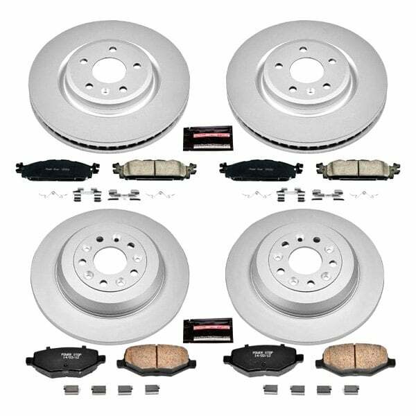 Power Stop 11-19 Ford Explorer Front & Rear Z17 Evolution Geomet Coated Brake Kit - CRK5584