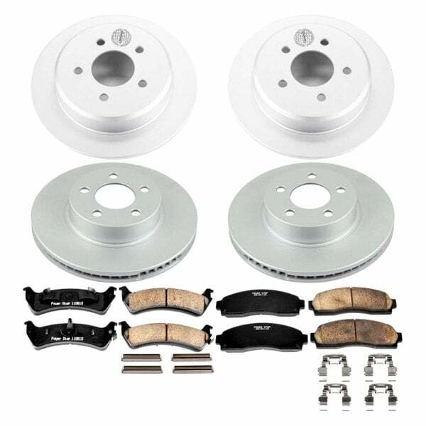 Power Stop 01-02 Ford Explorer Sport Front & Rear Z17 Evolution Geomet Coated Brake Kit - CRK5596