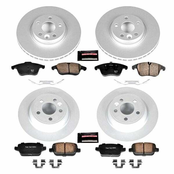 Power Stop 07-11 Volvo S80 Front & Rear Z23 Evolution Sport Coated Brake Kit - CRK5610