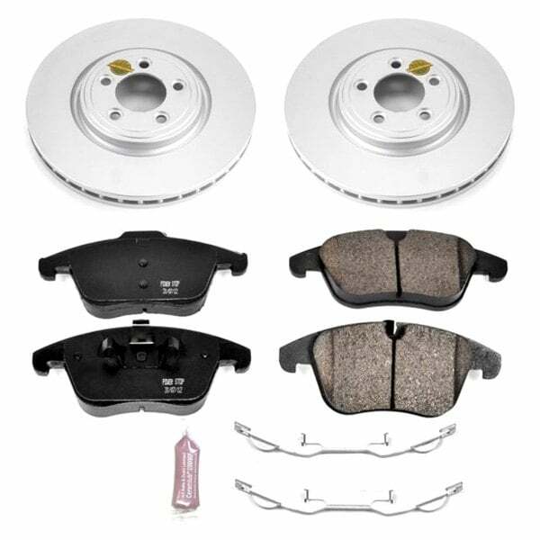 Power Stop 06-08 Jaguar S-Type Front Z23 Evolution Sport Coated Brake Kit - CRK5636