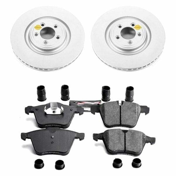 Power Stop 07-08 Jaguar S-Type Front Z23 Evolution Sport Coated Brake Kit - CRK5638