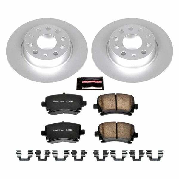 Power Stop 2013 Audi A3 Quattro Rear Z23 Evolution Sport Coated Brake Kit - CRK5666
