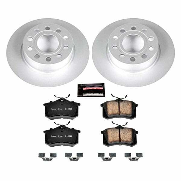 Power Stop 10-13 Audi A3 Rear Z23 Evolution Sport Coated Brake Kit - CRK5671