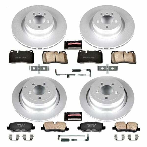 Power Stop 06-09 Land Rover Range Rover Front & Rear Z23 Evolution Sport Coated Brake Kit - CRK5744
