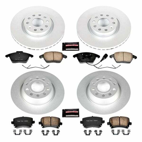 Power Stop 2013 Audi A3 Front & Rear Z23 Evolution Sport Coated Brake Kit - CRK5798