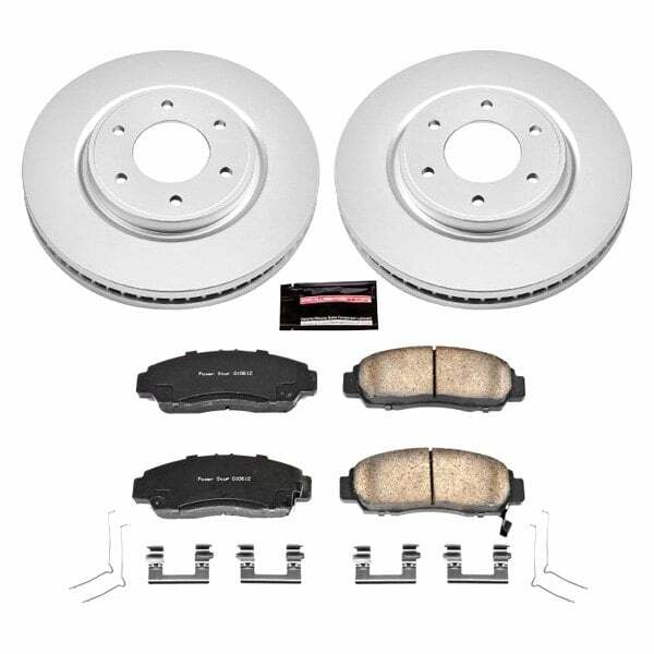 Power Stop 12-15 Nissan Armada Front Z17 Evolution Geomet Coated Brake Kit - CRK5821
