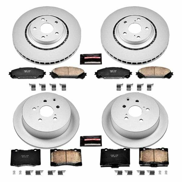 Power Stop 10-15 Lexus RX350 Front & Rear Z17 Evolution Geomet Coated Brake Kit - CRK5828