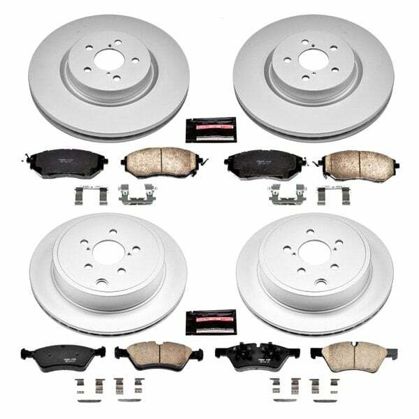 Power Stop 10-14 Subaru Legacy Front & Rear Z17 Evolution Geomet Coated Brake Kit - CRK5830