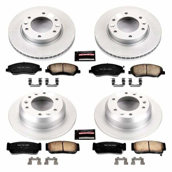 Power Stop 2007 Hyundai Entourage Front & Rear Z17 Evolution Geomet Coated Brake Kit - CRK5832
