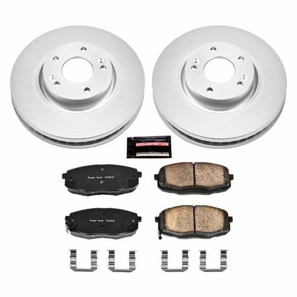 Power Stop 10-13 Kia Forte Front Z17 Evolution Geomet Coated Brake Kit - CRK5837