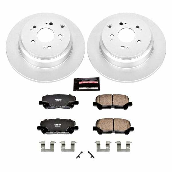 Power Stop 12-15 Honda Pilot Rear Z17 Evolution Geomet Coated Brake Kit - CRK5839