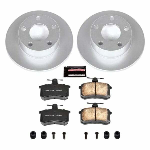Power Stop 96-01 Audi A4 Quattro Rear Z23 Evolution Sport Coated Brake Kit - CRK584