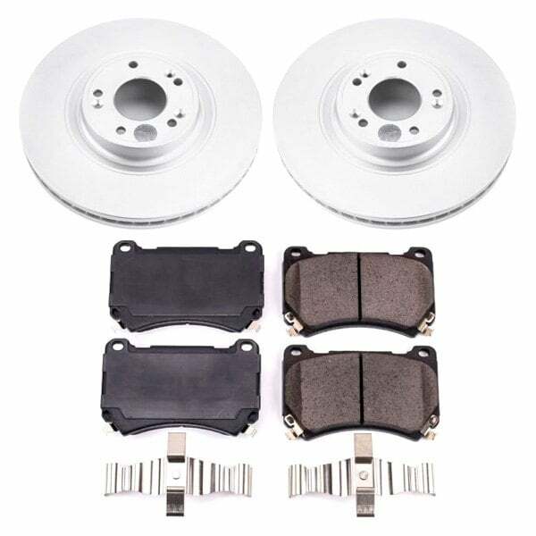 Power Stop 09-14 Hyundai Genesis Front Z17 Evolution Geomet Coated Brake Kit - CRK5843