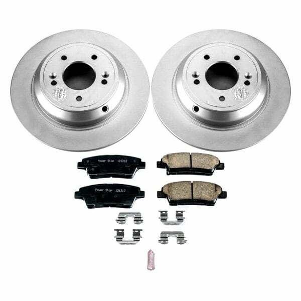 Power Stop 17-18 Genesis G80 Rear Z17 Evolution Geomet Coated Brake Kit - CRK5848