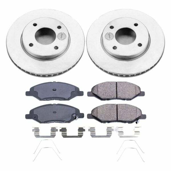 Power Stop 09-11 Nissan Versa Front Z17 Evolution Geomet Coated Brake Kit - CRK5862
