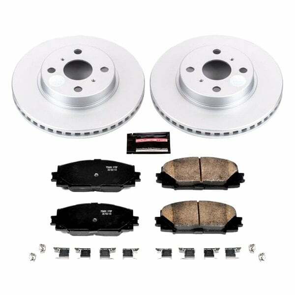 Power Stop 2013 Scion iQ Front Z17 Evolution Geomet Coated Brake Kit - CRK5863