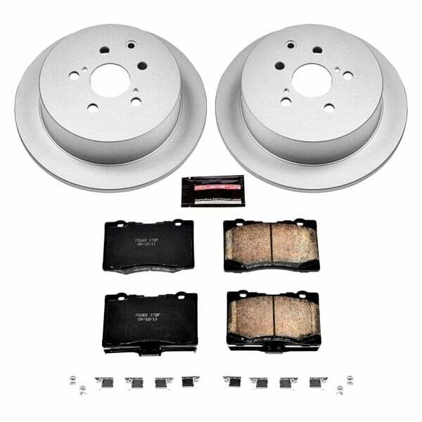 Power Stop 10-15 Lexus RX350 Rear Z17 Evolution Geomet Coated Brake Kit - CRK5864