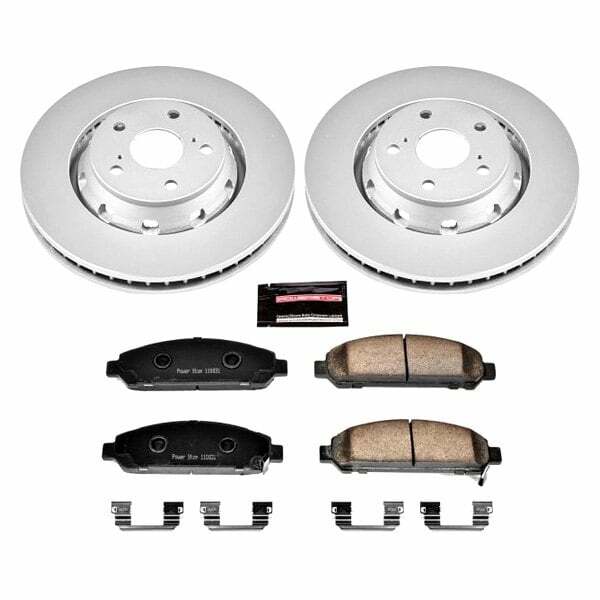 Power Stop 09-16 Toyota Venza Front Z17 Evolution Geomet Coated Brake Kit - CRK5865