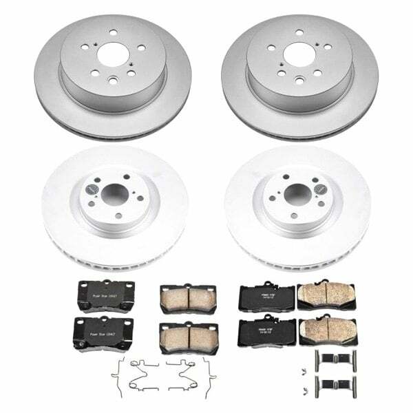 Power Stop 09-11 Lexus GS350 Front & Rear Z17 Evolution Geomet Coated Brake Kit - CRK5869