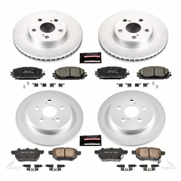 Power Stop 11-17 Lexus CT200h Front & Rear Z17 Evolution Geomet Coated Brake Kit - CRK5871