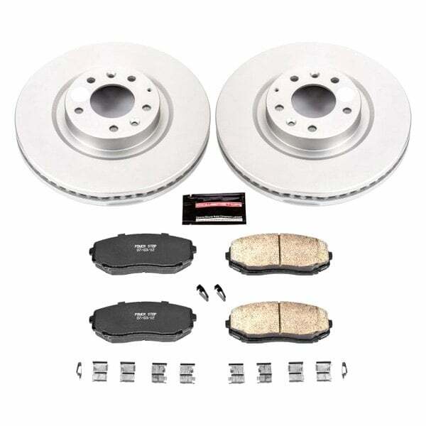 Power Stop 07-15 Mazda CX-9 Front Z17 Evolution Geomet Coated Brake Kit - CRK5878