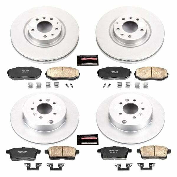 Power Stop 07-15 Mazda CX-9 Front & Rear Z17 Evolution Geomet Coated Brake Kit - CRK5879