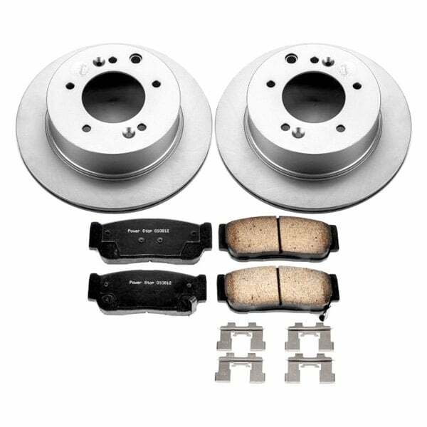 Power Stop 03-06 Kia Sorento Rear Z17 Evolution Geomet Coated Brake Kit - CRK5901