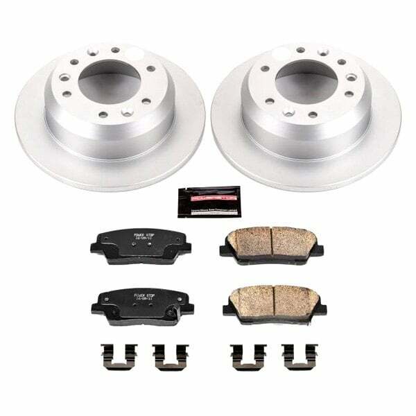Power Stop 07-08 Hyundai Entourage Rear Z17 Evolution Geomet Coated Brake Kit - CRK5906