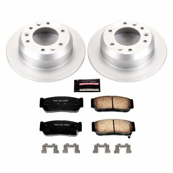 Power Stop 2007 Hyundai Entourage Rear Z17 Evolution Geomet Coated Brake Kit - CRK5907