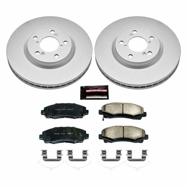 Power Stop 12-14 Honda Ridgeline Front Z17 Evolution Geomet Coated Brake Kit - CRK5939
