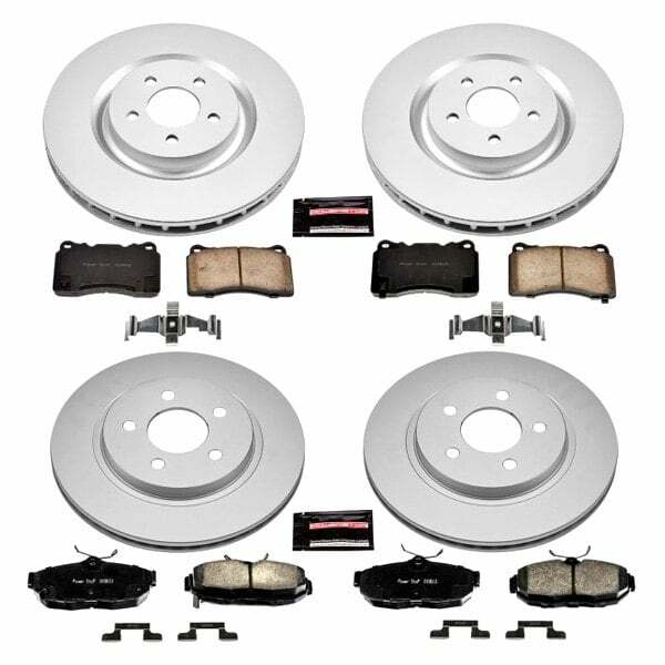Power Stop 2012 Ford Mustang Front & Rear Z17 Evolution Geomet Coated Brake Kit - CRK5942