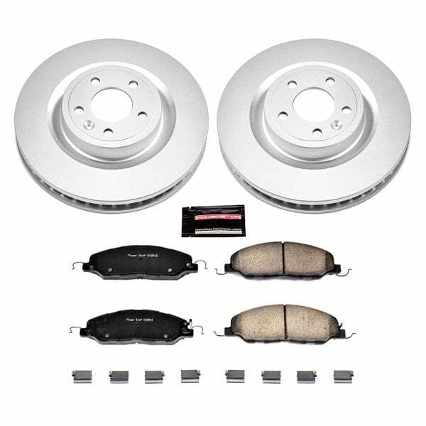 Power Stop 11-14 Ford Mustang Front Z17 Evolution Geomet Coated Brake Kit - CRK5944