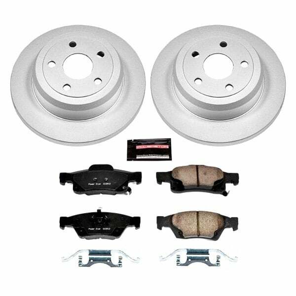 Power Stop 11-19 Dodge Durango Rear Z17 Evolution Geomet Coated Brake Kit - CRK5950