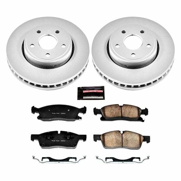 Power Stop 11-19 Dodge Durango Front Z17 Evolution Geomet Coated Brake Kit - CRK5951