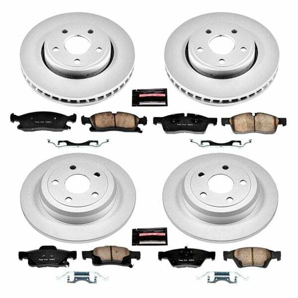Power Stop 11-19 Dodge Durango Front & Rear Z17 Evolution Geomet Coated Brake Kit - CRK5952