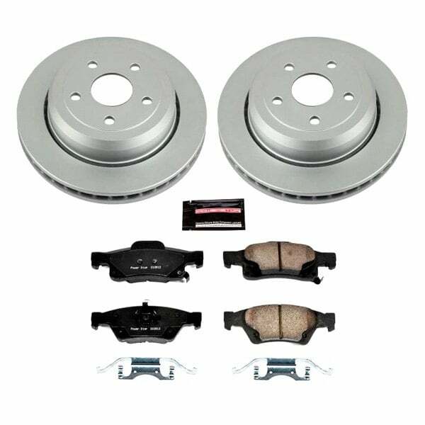 Power Stop 11-19 Dodge Durango Rear Z17 Evolution Geomet Coated Brake Kit - CRK5953