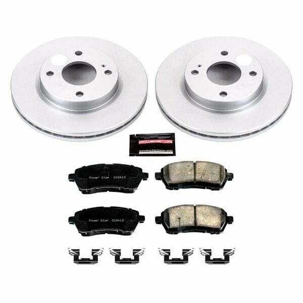 Power Stop 11-19 Ford Fiesta Front Z17 Evolution Geomet Coated Brake Kit - CRK5969