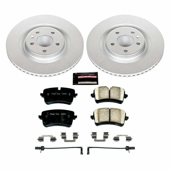 Power Stop 2012 Audi A7 Quattro Rear Z23 Evolution Sport Coated Brake Kit - CRK6001