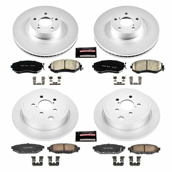 Power Stop 10-13 Subaru Forester Front & Rear Z17 Evolution Geomet Coated Brake Kit - CRK6083