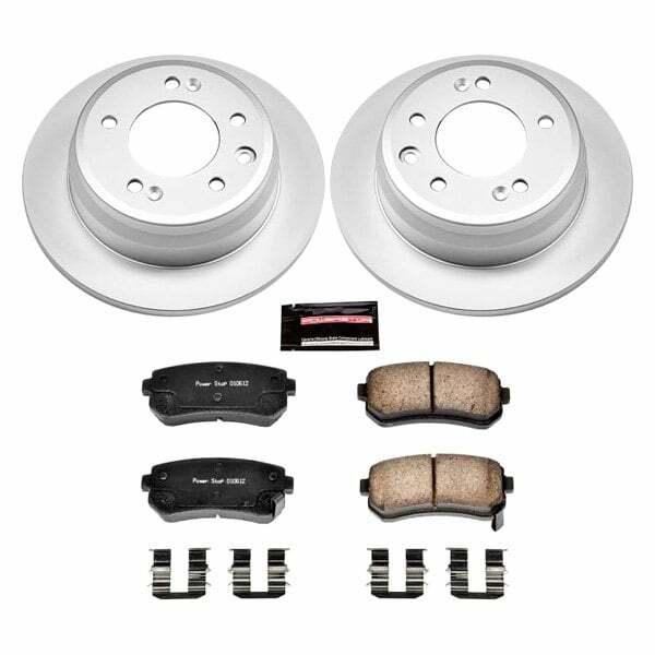 Power Stop 09-12 Hyundai Elantra Rear Z17 Evolution Geomet Coated Brake Kit - CRK6093