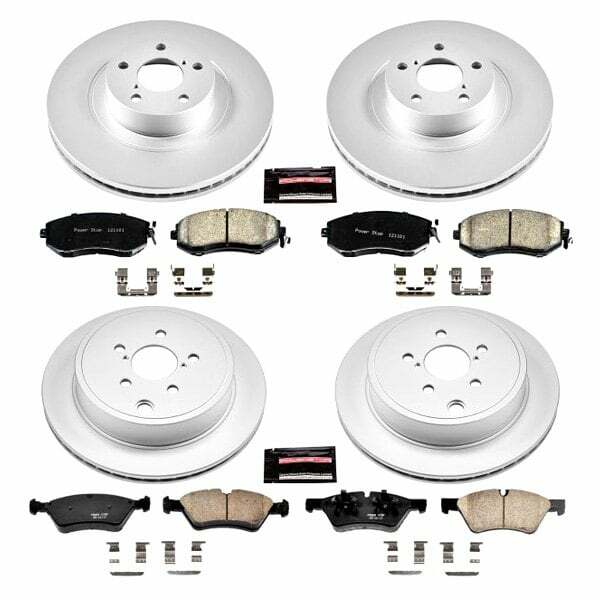 Power Stop 13-16 Scion FR-S Front & Rear Z17 Evolution Geomet Coated Brake Kit - CRK6164