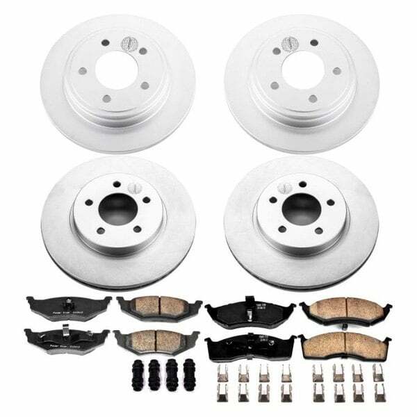 Power Stop 98-04 Chrysler Concorde Front & Rear Z17 Evolution Geomet Coated Brake Kit - CRK6177