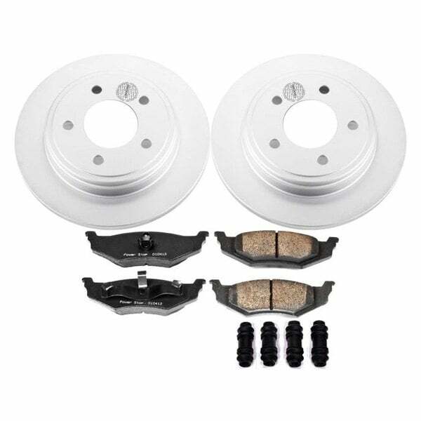 Power Stop 99-04 Chrysler 300M Rear Z17 Evolution Geomet Coated Brake Kit - CRK6263
