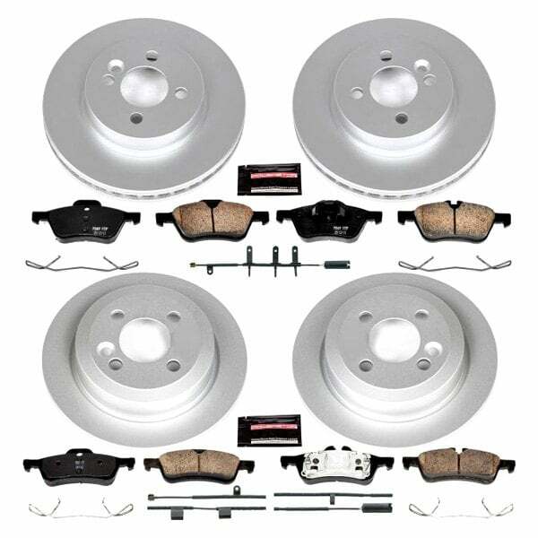 Power Stop 07-08 Mini Cooper Front & Rear Z23 Evolution Sport Coated Brake Kit - CRK6296
