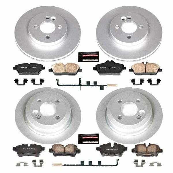Power Stop 07-10 Mini Cooper Front & Rear Z23 Evolution Sport Coated Brake Kit - CRK6298
