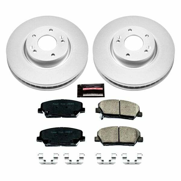 Power Stop 13-15 Hyundai Veloster Front Z17 Evolution Geomet Coated Brake Kit - CRK6306